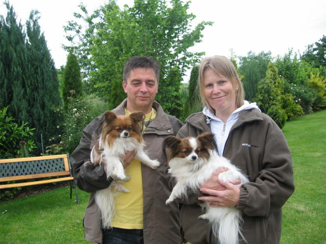 Arndt mit Adi und Vera mit Alina