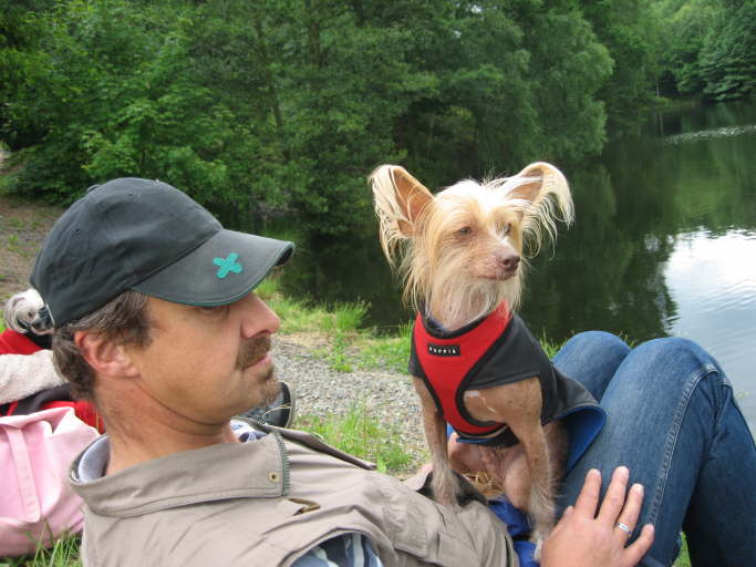 Robert mit F�xchen