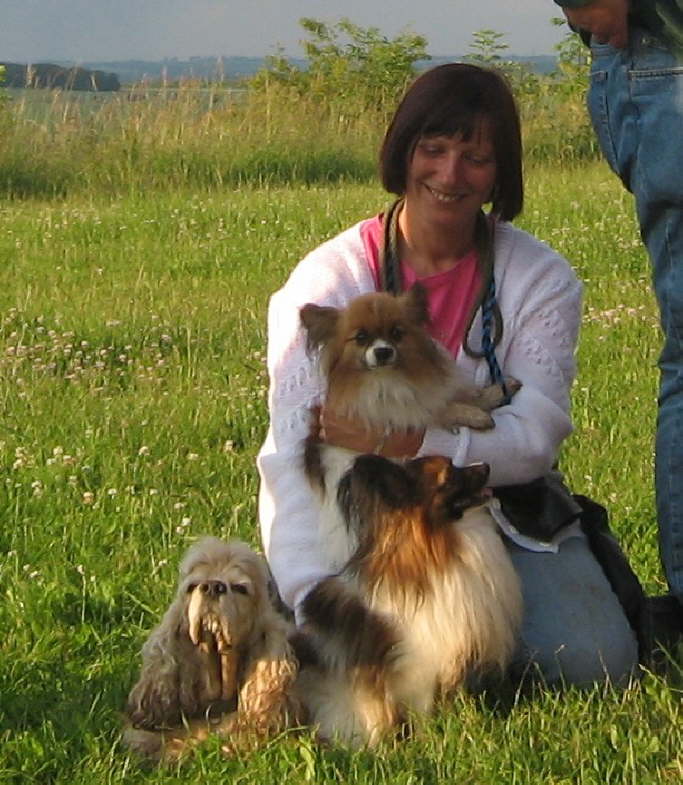 Gitti mit Timmy, Kr�mel und Tilli