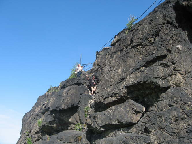 Wenke mit Pelle und Micha.