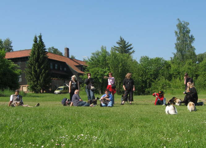 Warten auf das Shooting