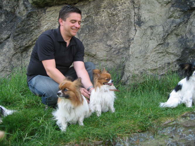 Arndt mit Tilli und Gl�cksbringergs Adi